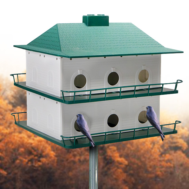 Heath 12-Room Two-Story Purple Martin House Package at BestNest.com