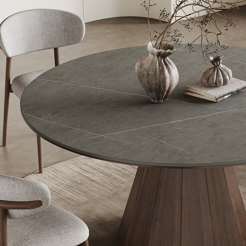 丸テーブル/セラミック天板/ラウンドテーブル hagst-1825