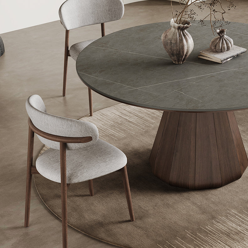 丸テーブル/セラミック天板/ラウンドテーブル hagst-1825