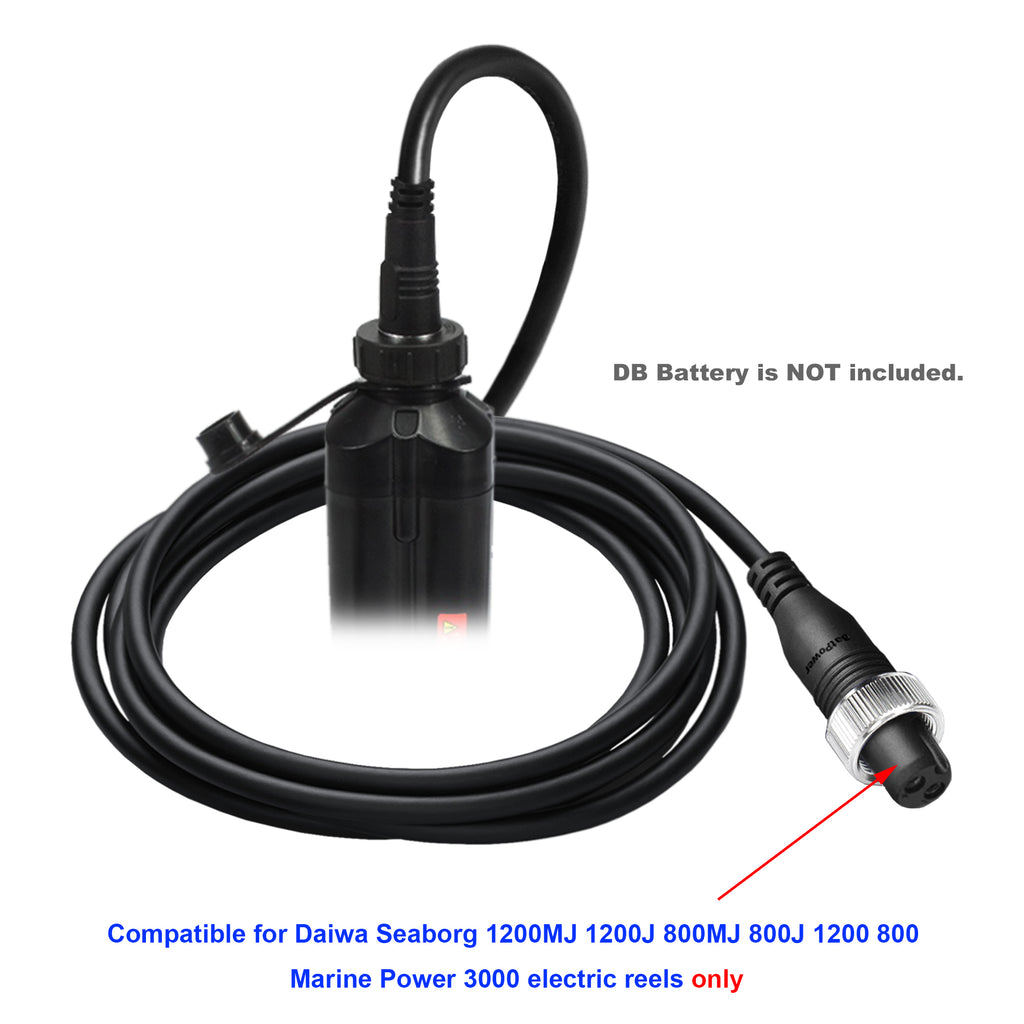 Fishing Battery Power Cable Cord for Daiwa Electric Reels – BatPower