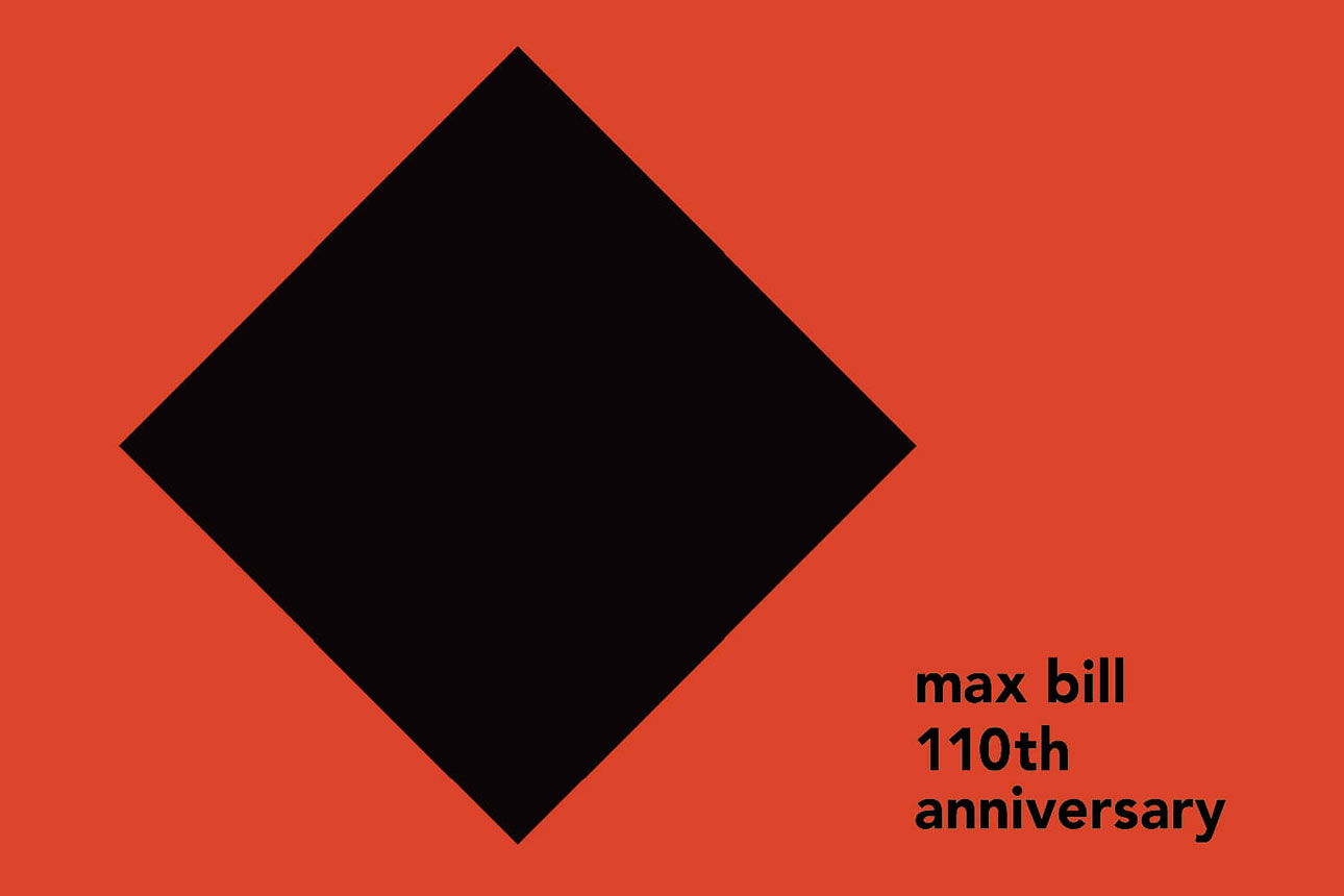 マックス・ビル生誕110周年記念「max bill 110th anniversary」展開催