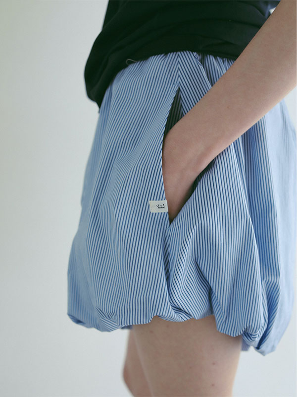 ETRE TOKYO ストライプバルーンショートパンツ ELENDEEKetc セレクト