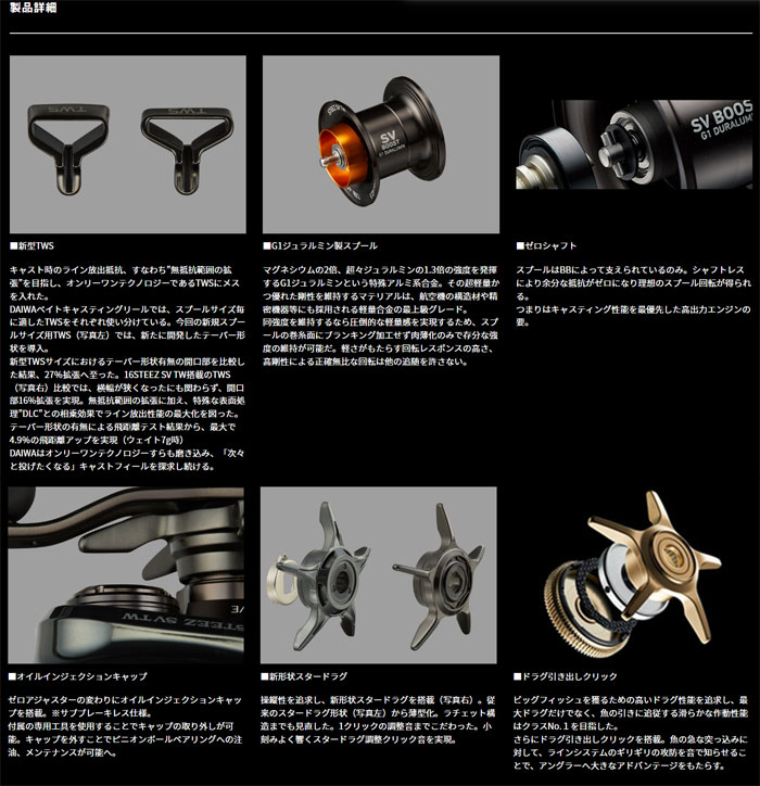 ダイワ 24スティーズ SV TW 100XH DAIWA - 【バス・トラウト・ソルトの