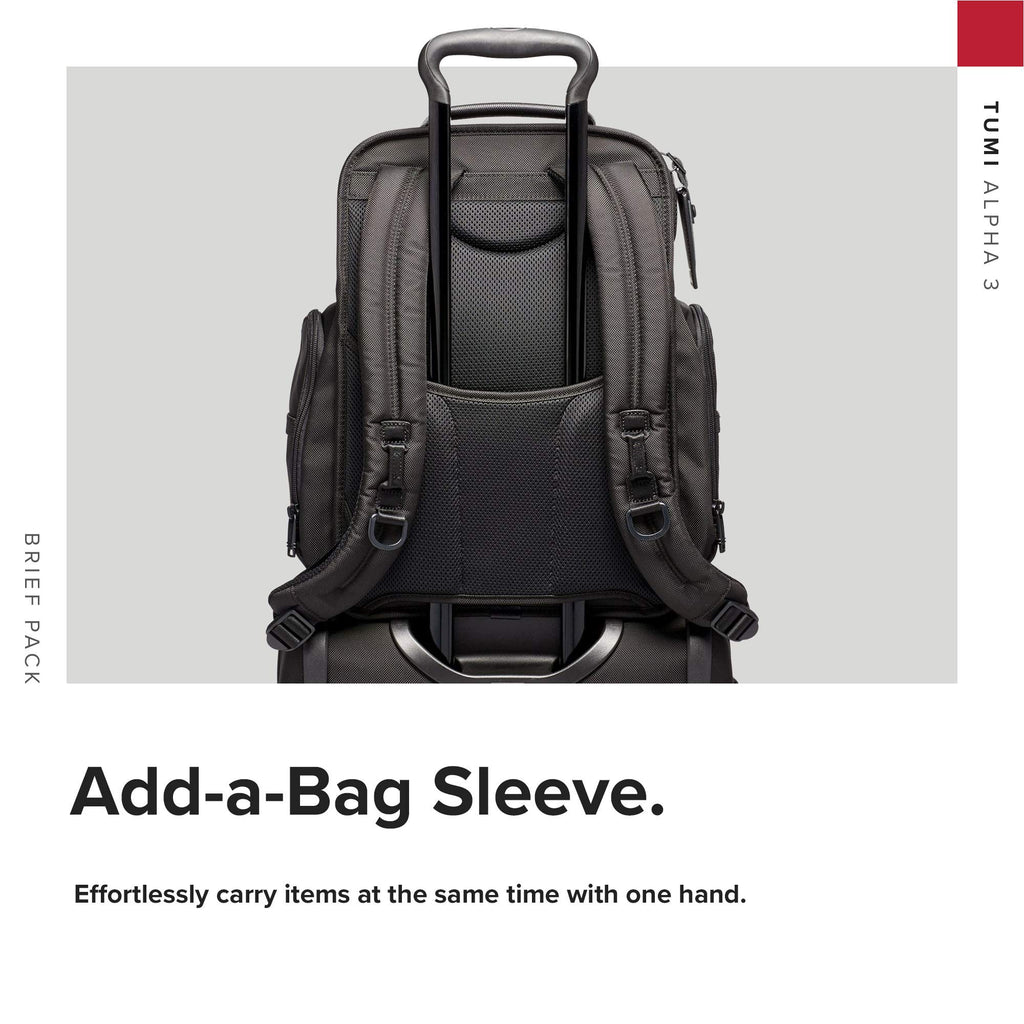 TUMI - Alpha 3 Brief Pack - 15 Inch Computer Backpack for Men and