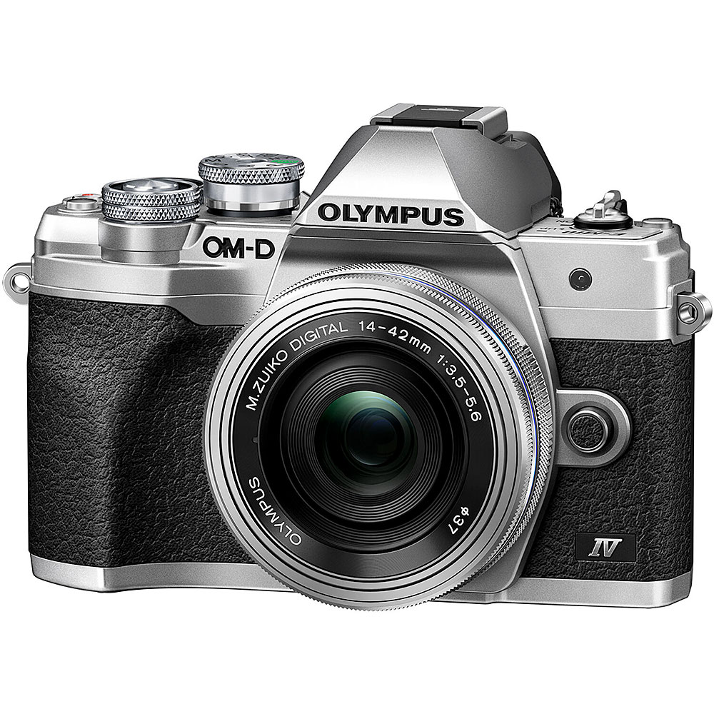 Olympus OM-D E-M10 IV Camera with 14-42mm EZ Lens