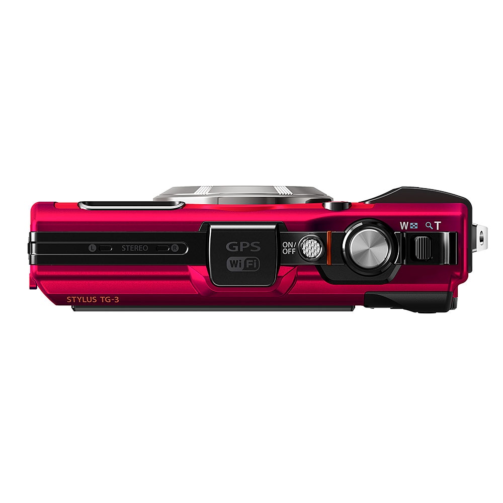 Olympus Tough TG-3 iHS Waterproof Camera - Red