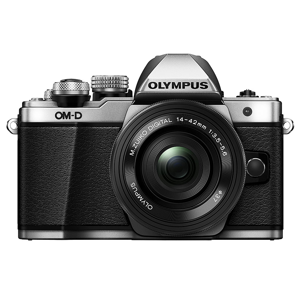 Olympus OM-D E-M10 Mark II Mirrorless Silver Camera with 14-42mm