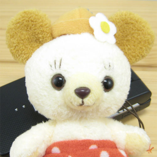 ディズニー ミニー＆カドリーベア ボールチェーン付き☆雑貨のおもちゃ