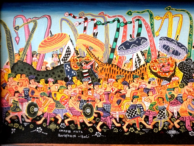 バリ島アーティストによる油絵 バリ島アーティストによる油絵 【公式通販】