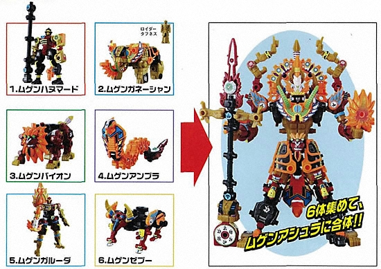 ムゲンバイン ムゲンバイン ムゲン闘神獣｜バンダイキャンディトイ