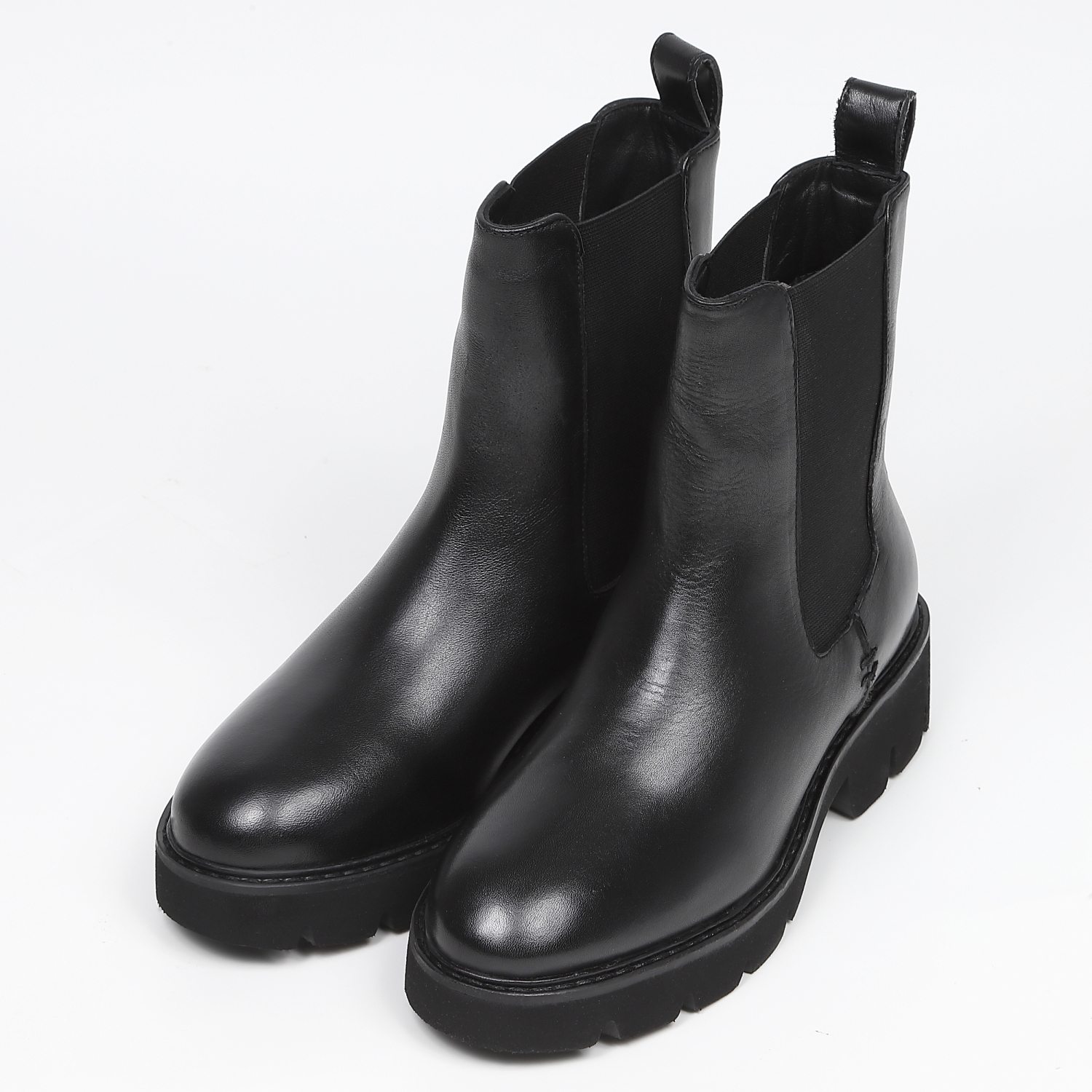 BARCLAY（バークレー）厚底サイドゴアブーツ ダークブラウン｜BARCLAY