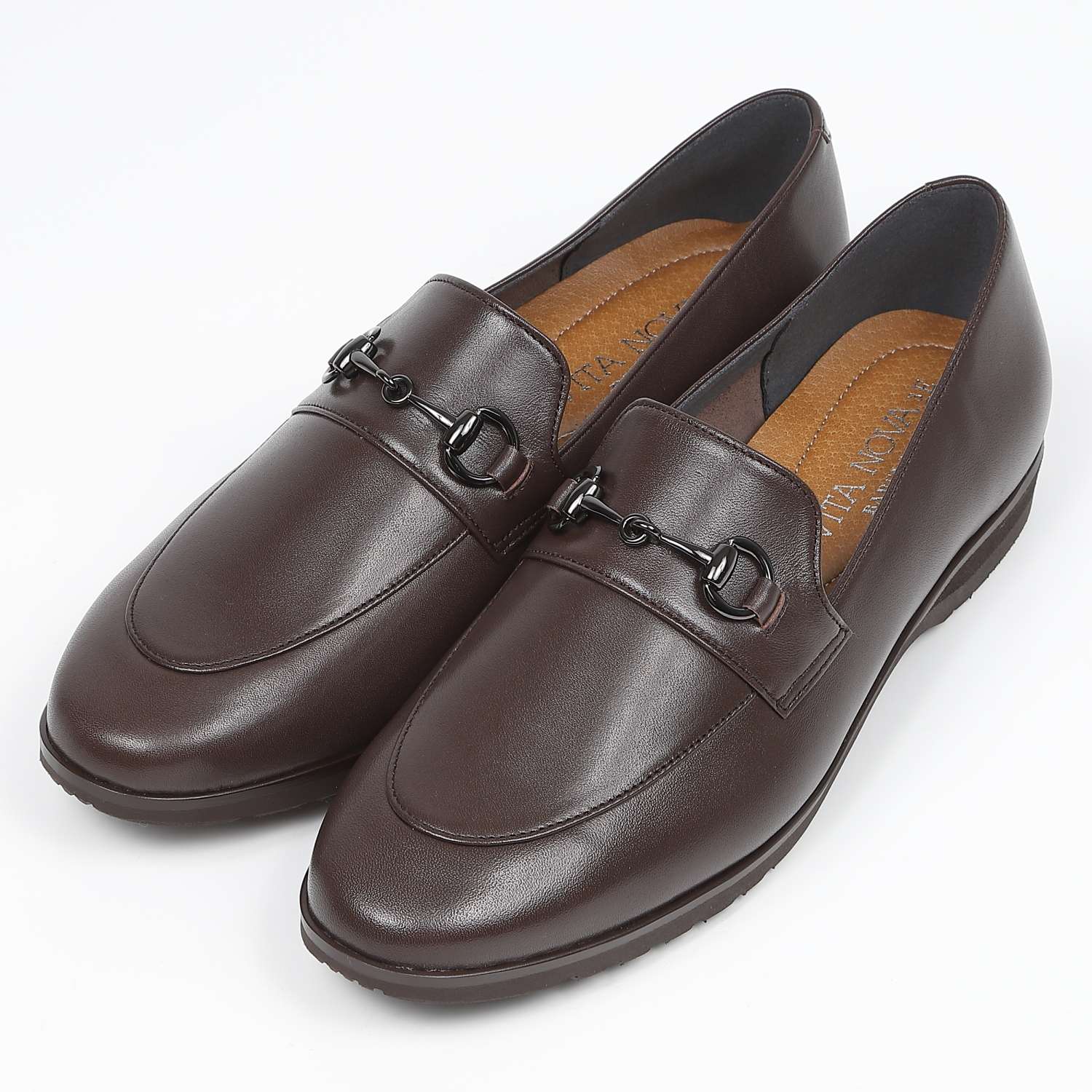 VITA NOVA（ヴィタノヴァ）ラウンドトゥローファー ダークグリーン