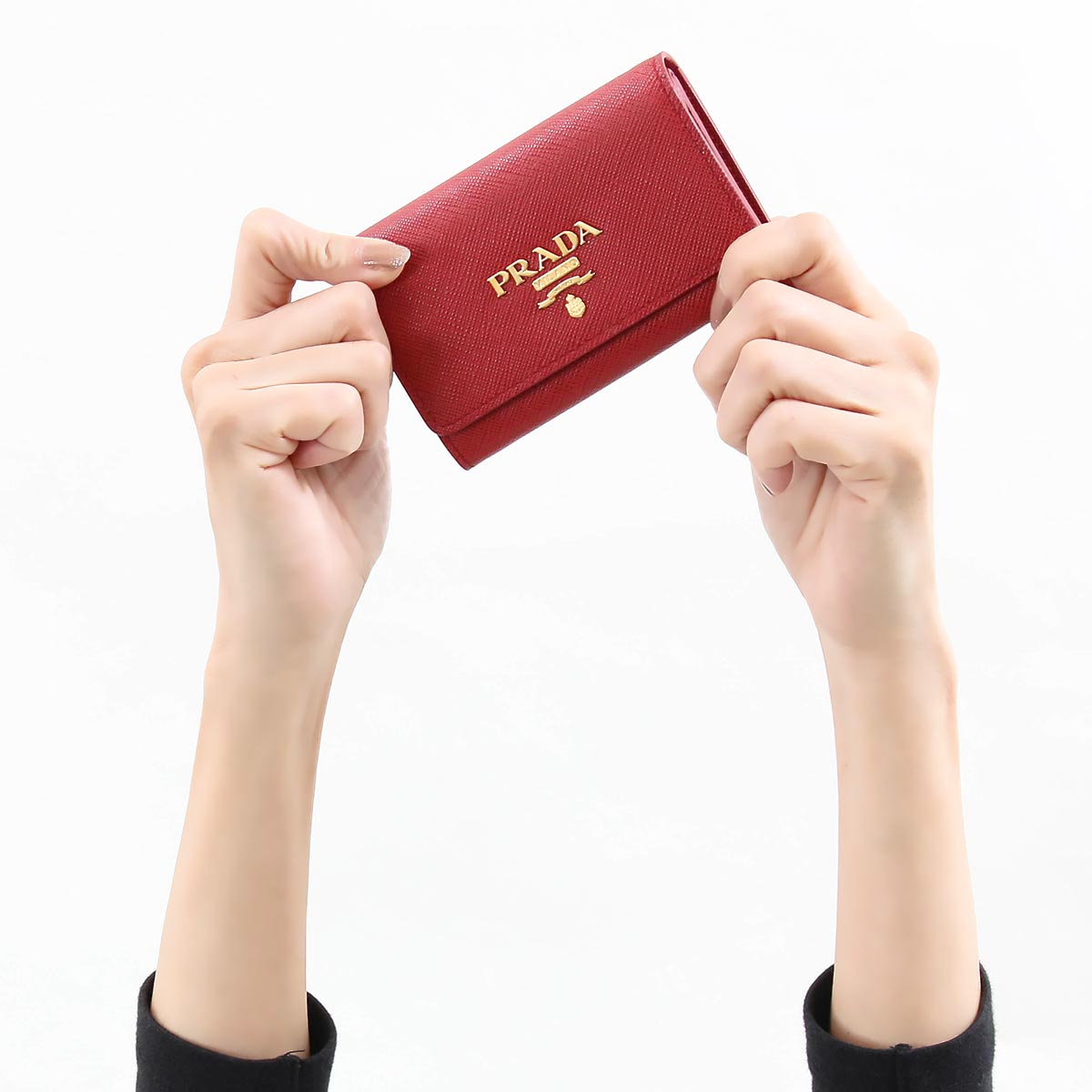 プラダ カードケース/名刺入れ/コインケース レディース サフィアーノ