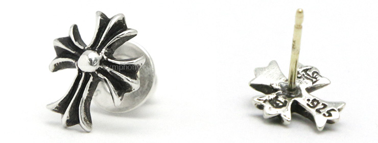 クロムハーツクロススタッド(ピアス)|クロムハーツ通販専門店ブラック