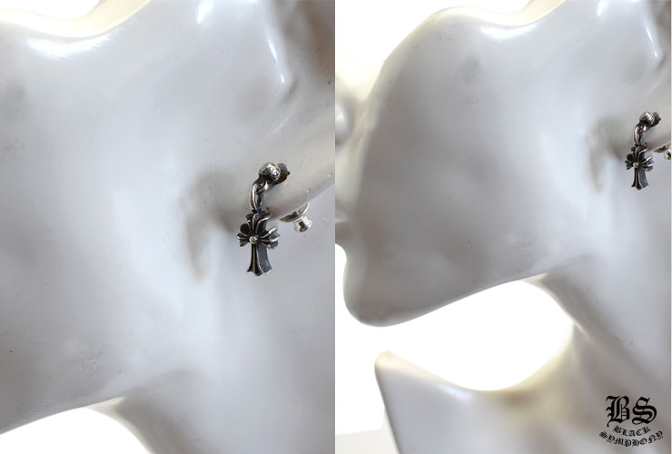 クロムハーツタイニースタックCHクロスドロップピアス|クロムハーツ