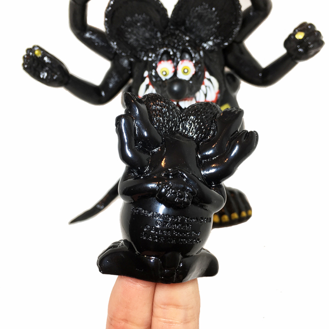 Magical Mosh Misfits x BlackBook Toy:Asura Rat Fink GOLD x BK x
