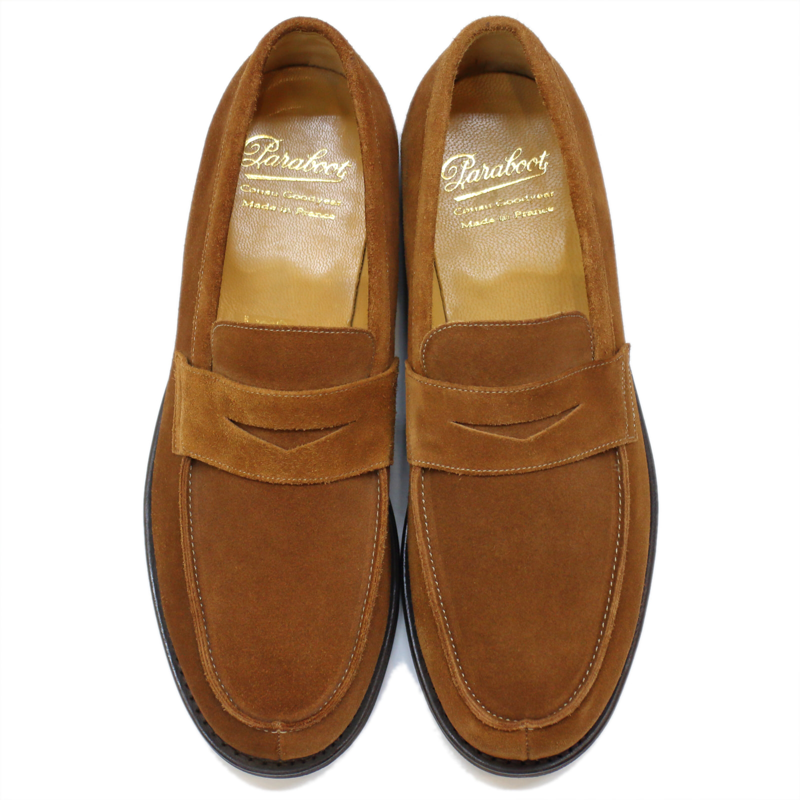 パラブーツ 通販｜ダックス ローファー ：MIEL(スエード ブラウン)