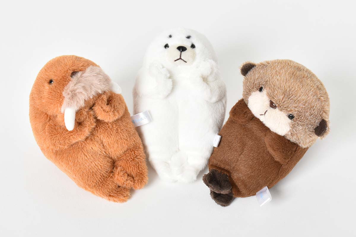 海の哺乳類ぽちゃぬいぐるみ