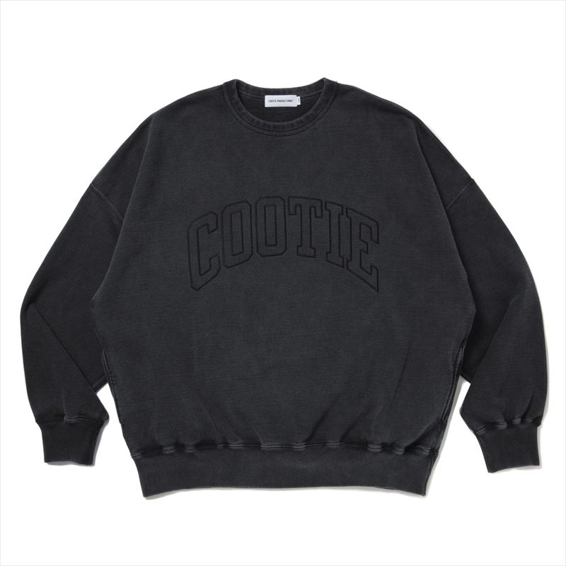 COOTIE PRODUCTIONS Pigment Dyed Open End Yarn Sweat Crew