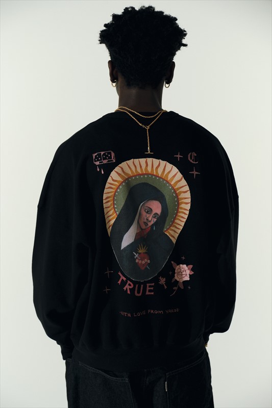 COOTIE PRODUCTIONS Open End Yarn Sweat Crew (MARY)