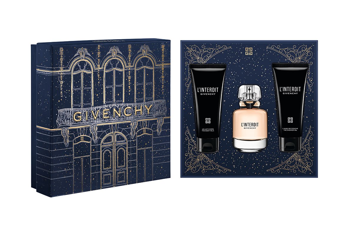 パルファム ジバンシイ×クリスマスコフレ2024】ポーチ付きのメイク