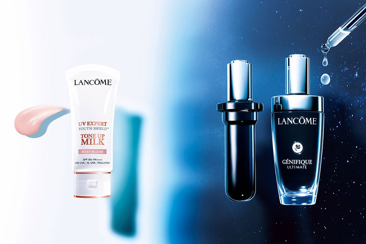 ランコムの「新レジェンド美容液」＆「最強UV」で美肌見せをかなえて