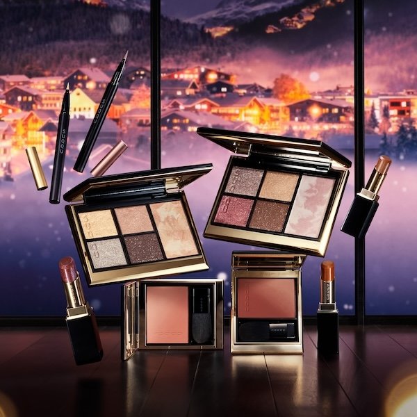 SUQQU×クリスマスコフレ2024】全色スウォッチ＆レビュー！アイシャドウ