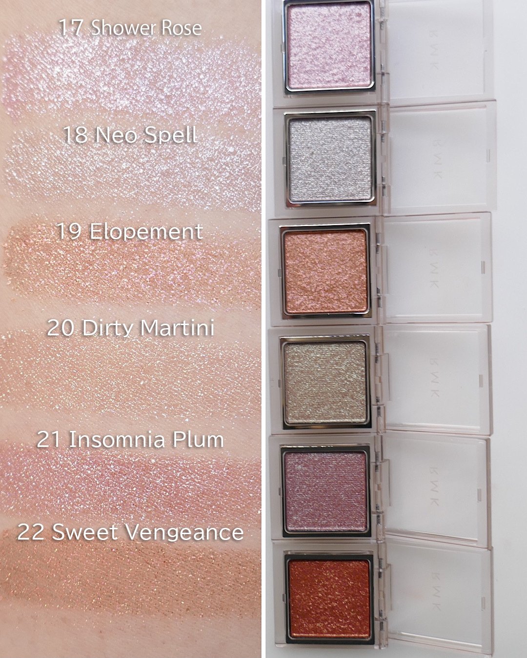 RMKの新作単色アイシャドウ「インフィニシェイド シングル アイ