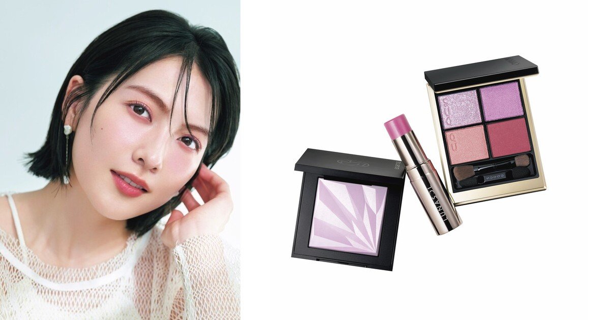 知英さん×yumiさんのHAPPY春メイク｜ラベンダーカラーで上品な色っぽさ