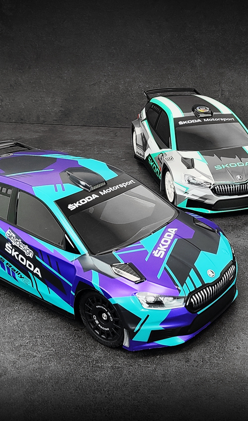 Bittydesign - ŠKODA Fabia RS Rally2 1/10 190mm body