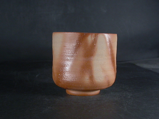 備前焼 備前焼中堅作家 片岡 聖観 緋襷湯呑28 備前焼卸・小売 六べえ