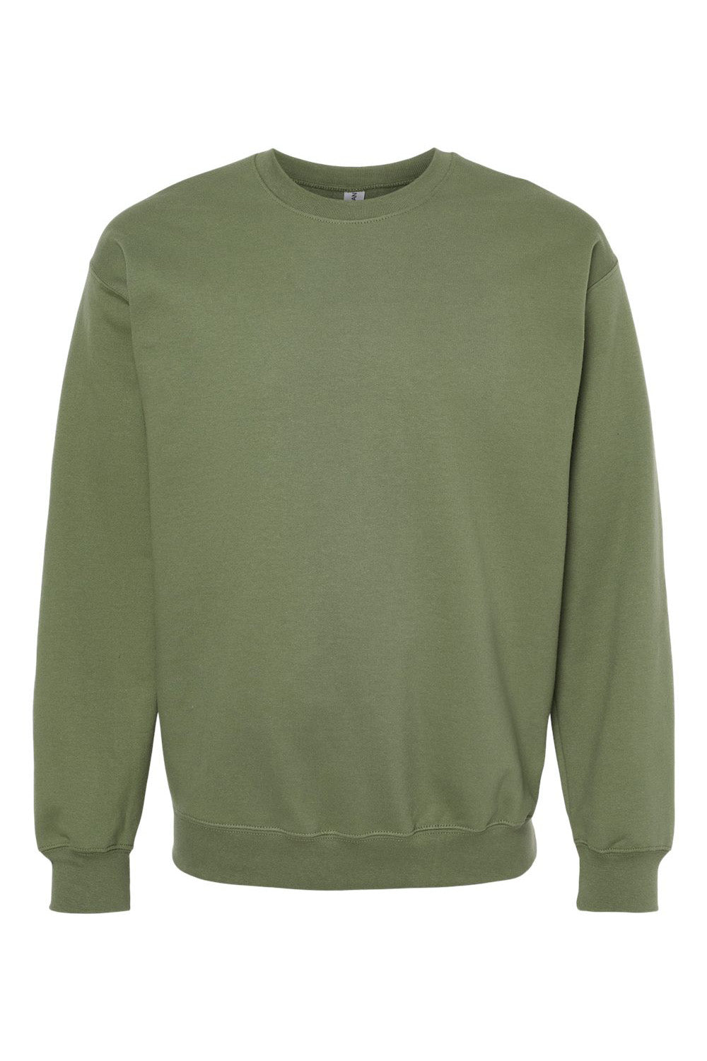 Gildan SF000 Mens Military Green Softstyle Crewneck Sweatshirt