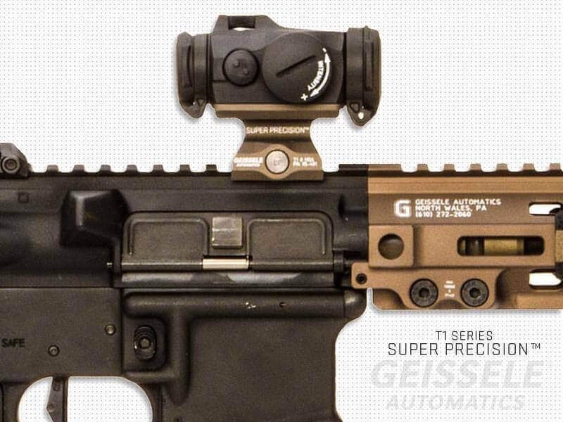 GEISSELE Super Precision® - Lower 1/3 T1 Series Optic Mounts (Also
