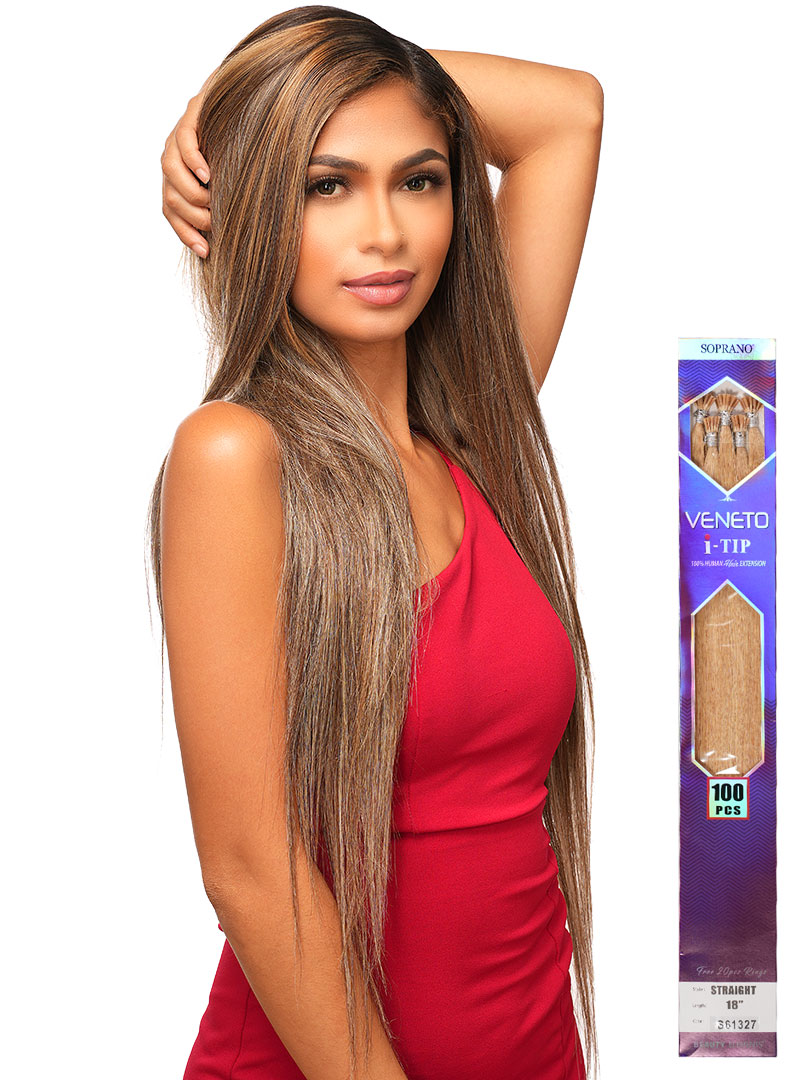 SOPRANO HH VENETO “I-TIP” STRAIGHT (100PCS) – BijouxHair