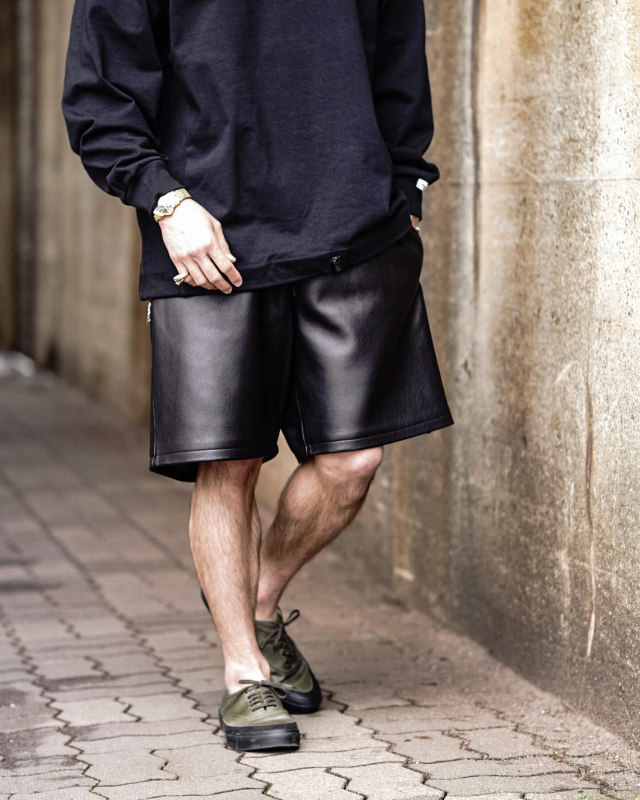 GANGSTERVILLE LOCOS - LEATHER SHORTS B.S.W. market place