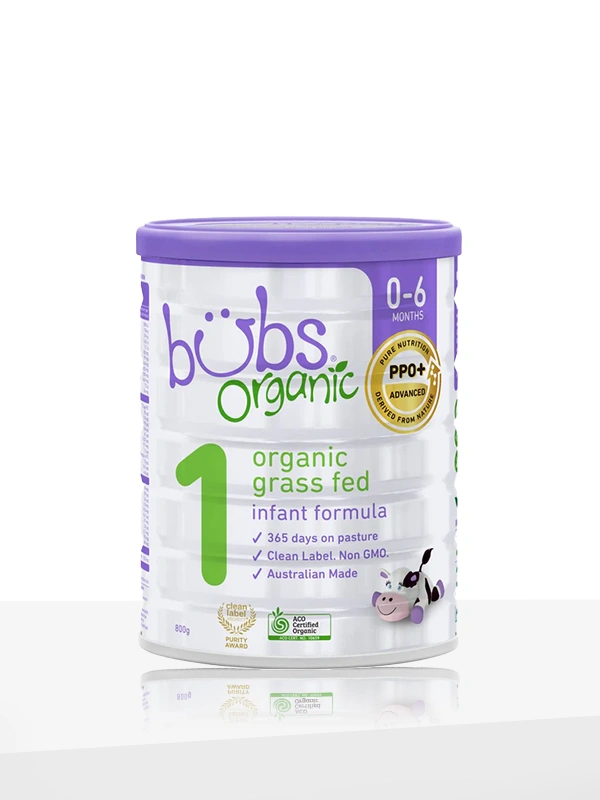 Bubs Organic Grass Fed Infant Formula Stage 1 – (0–6 months)