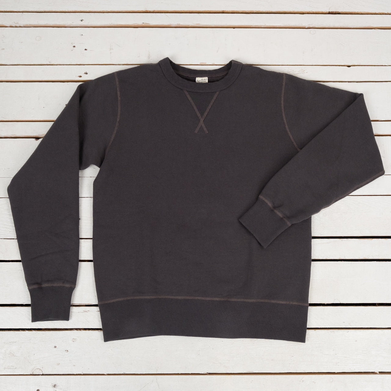 Buzz Rickson's BR65622 Set-In Crew Sweat Black