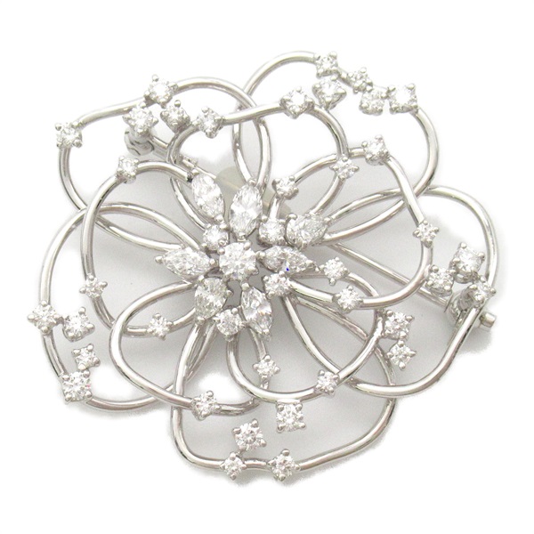 ミキモト(MIKIMOTO)ミキモト フラワー ダイヤ ブローチ ブローチ