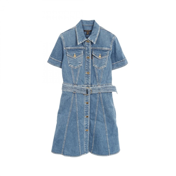 ルイ・ヴィトン(LOUIS VUITTON)ルイ・ヴィトン デニム ワンピース 衣料