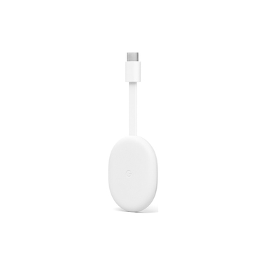 Google CHROMEC4KGTVW Chromecast with Google TV - Snow | BrandsMart USA