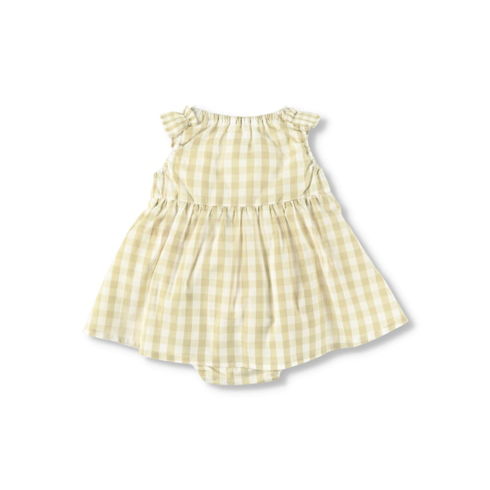 ベビー/ペア/お揃い】シャンブレーギンガムチェックノースリ