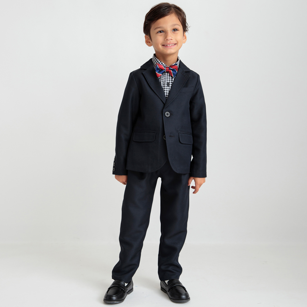 フォーマル3点セット(ネイビーロングパンツ)ネイビージャケット+ロング