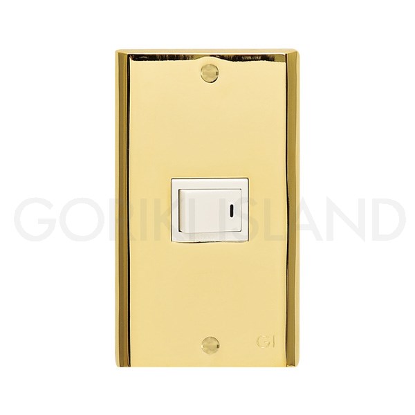GORIKIISLAND スイッチプレート PL 01 PVD B≫スイッチ コンセント