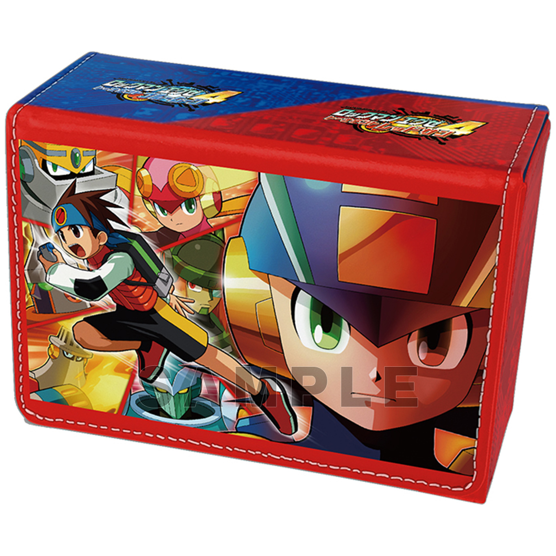 合皮製デッキケースW ロックマン | TCG / サプライ| 株式会社ブロッコリー