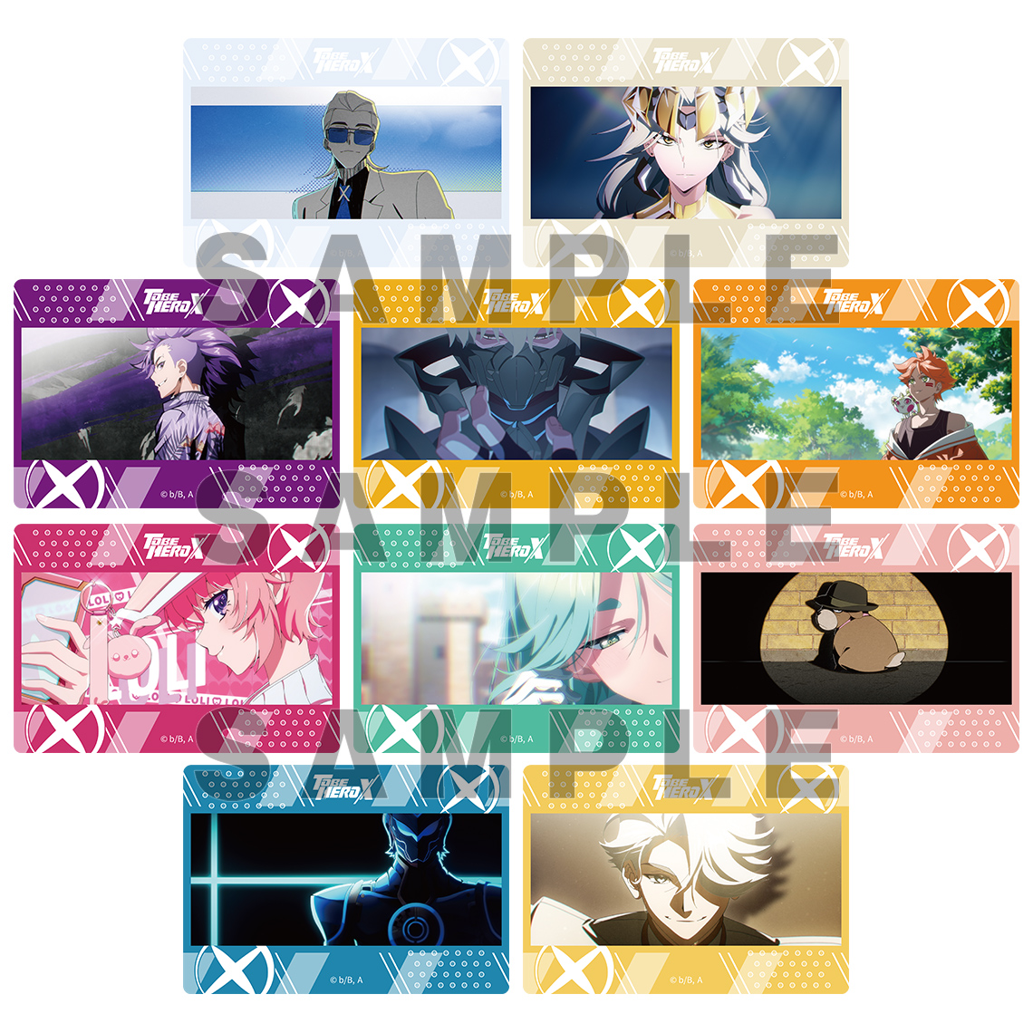 アニメ「TO BE HERO X」 トレーディングミニクリアカード | グッズ