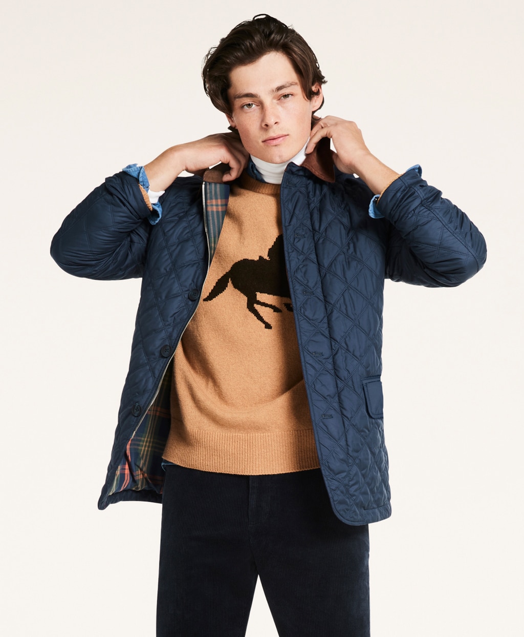 ポリエステル キルティング ウォーキングコート | Brooks Brothers