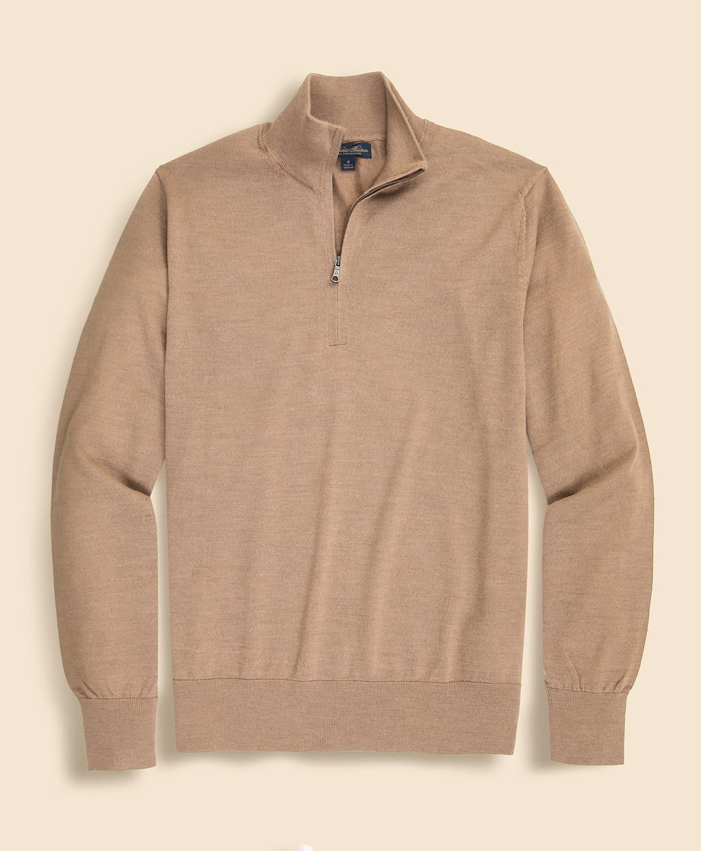メリノウール ハーフジップ モックネックセーター | Brooks Brothers