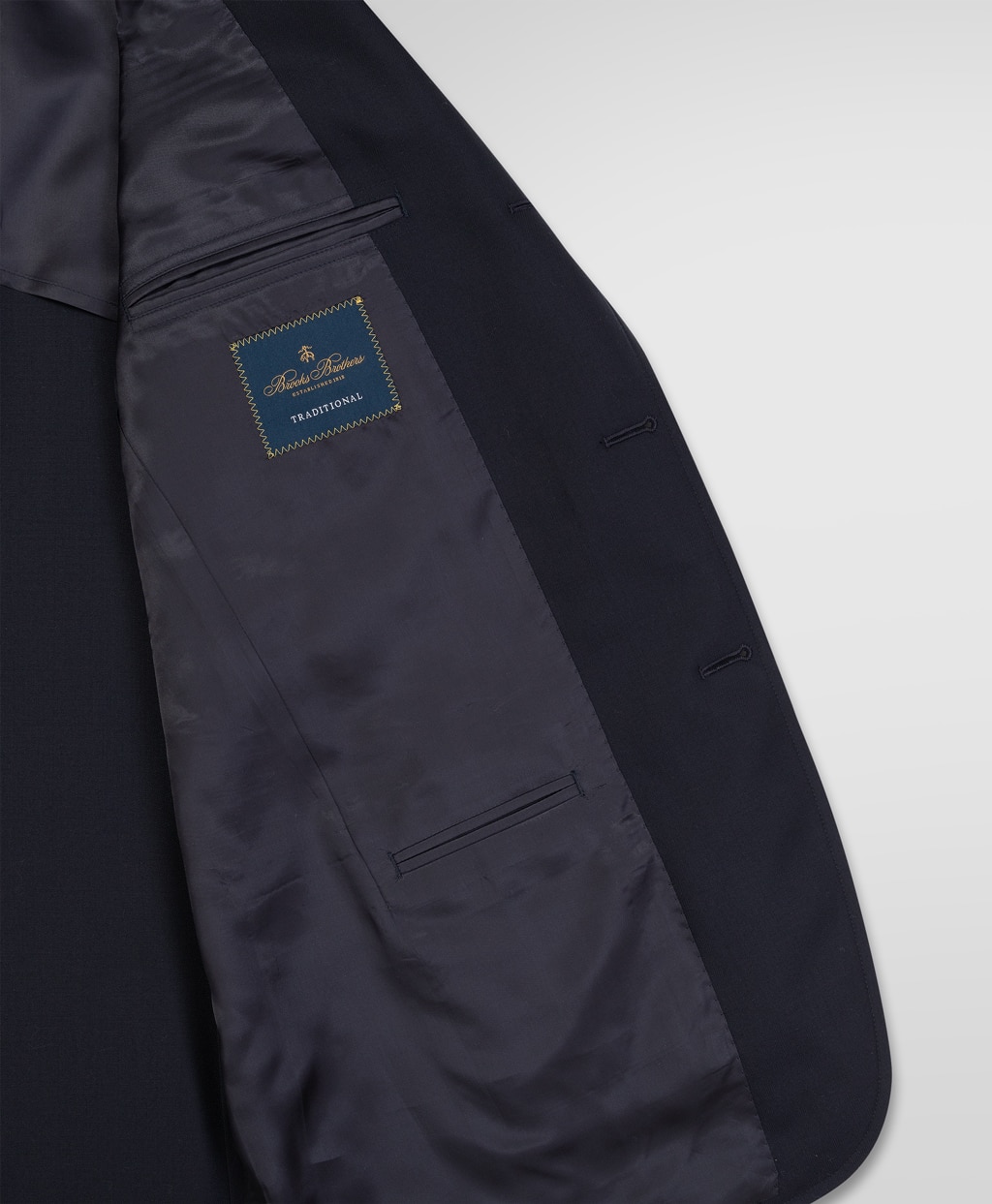 ミラクルクリンプウール 段返り3釦 ブレザー Traditional | Brooks