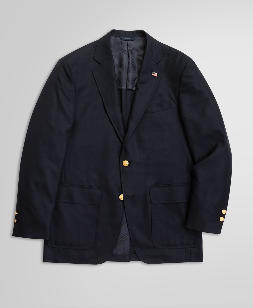 ホップサック 段返り3釦ブレザー Traditional Fit Made in USA