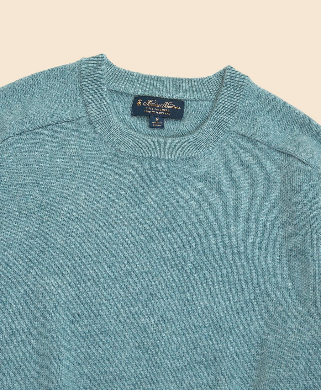 カシミヤ サドルショルダー クルーネックセーター | Brooks Brothers